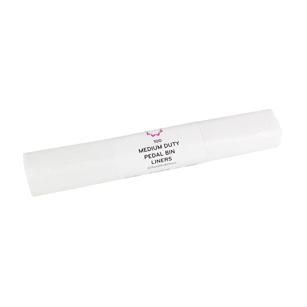 15L White Plastic Swing Bin Liners