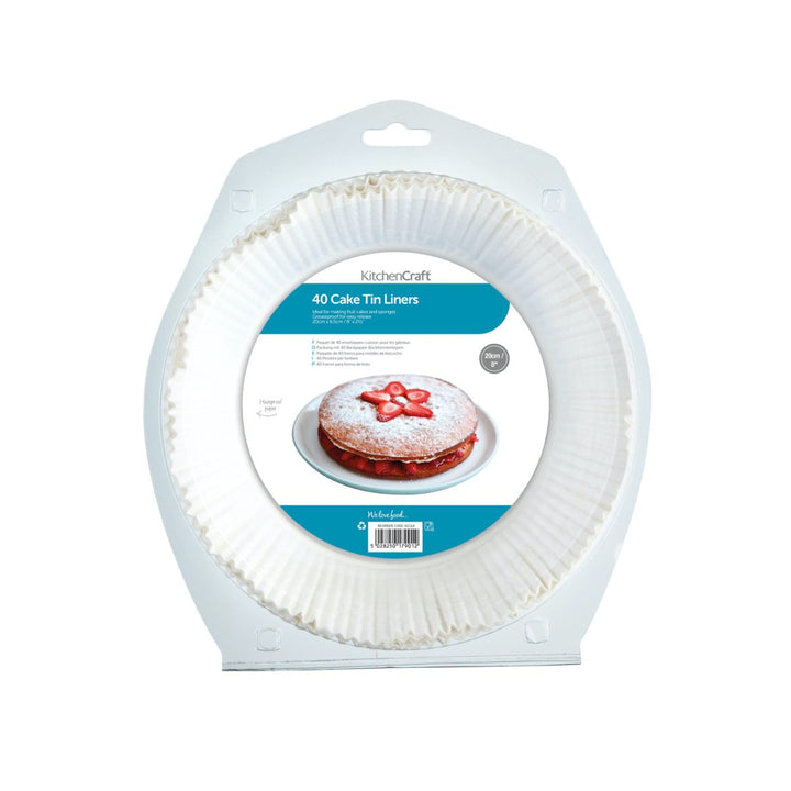 KitchenCraft 20cm Cake Tin Liners
