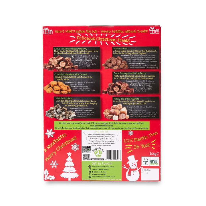 Green & Wilds Eco Dog Treats - Countdown to Christmas Advent Calendar