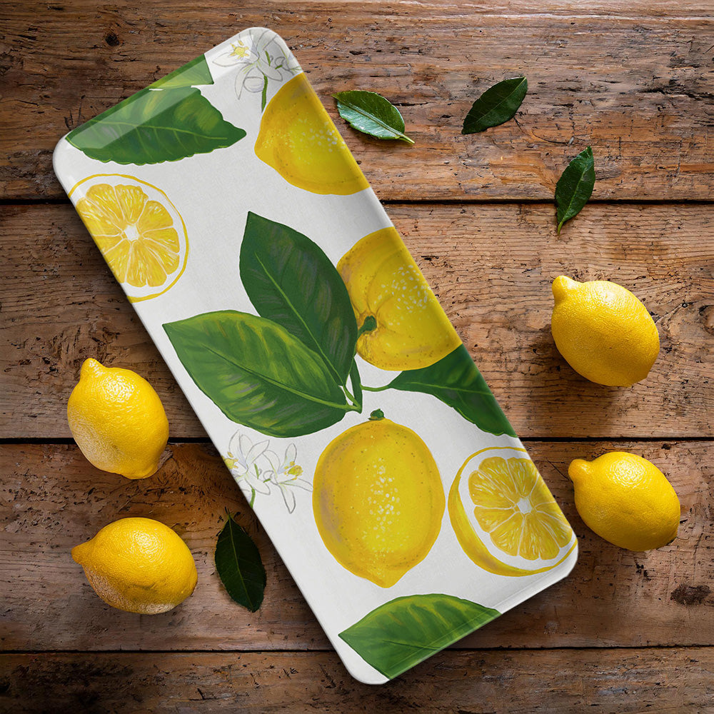 Lemon Fresh Melamine Appetiser Serving Tray