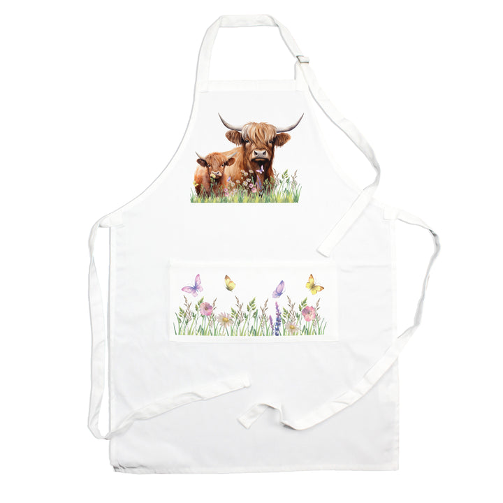 Purely Home Highland Cow & Calf Apron