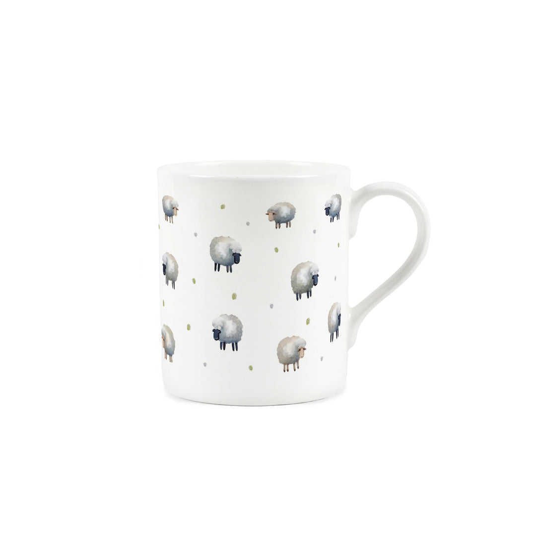 Purely Home Spring Sheep Small Bone China Mug