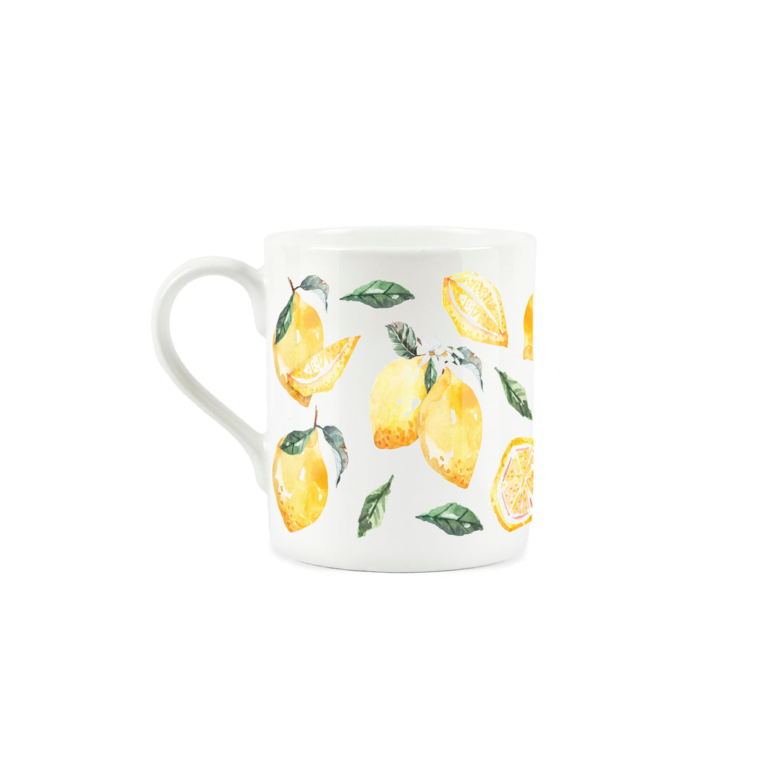 Purely Home Lemons Small Bone China Mug