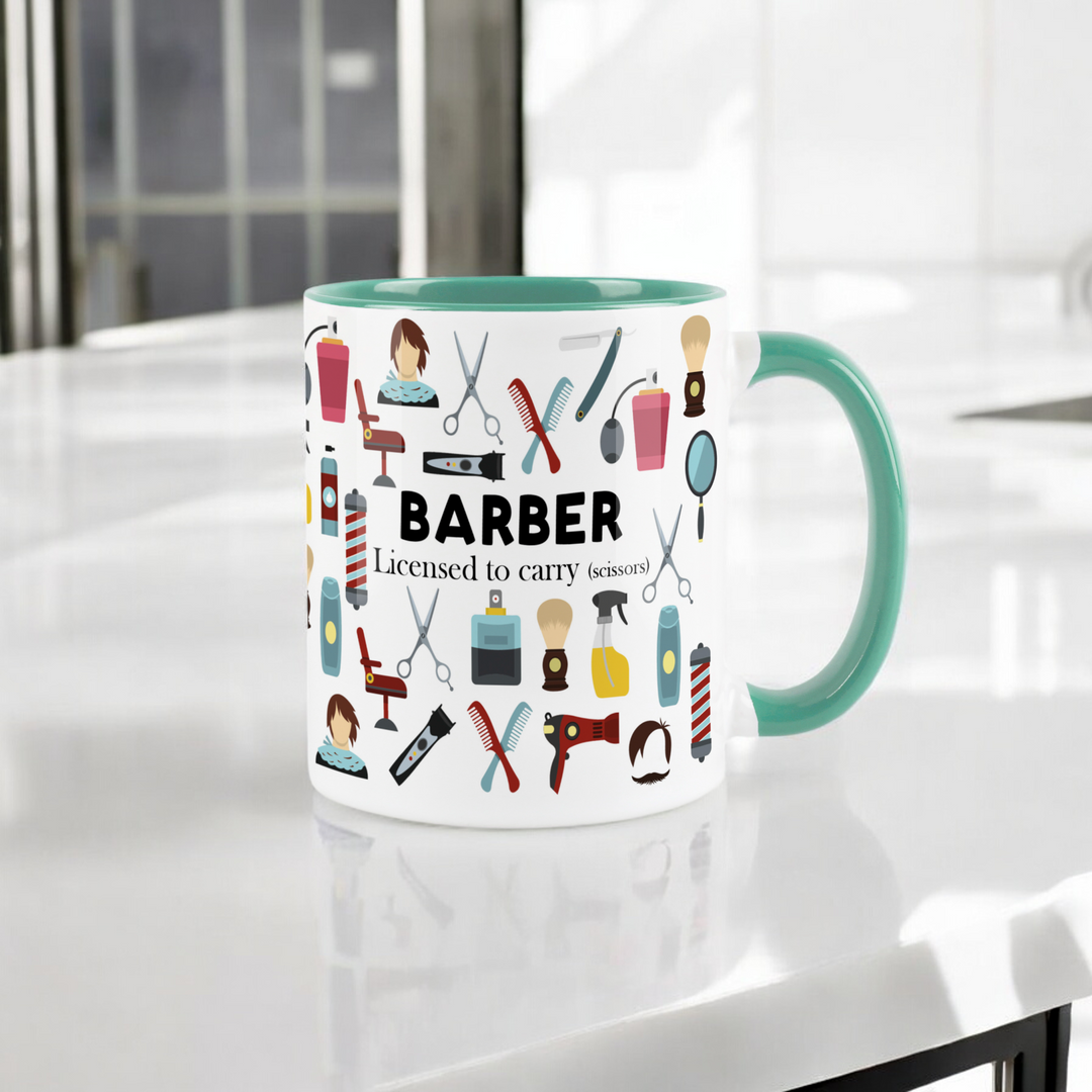Purely Home Barber Ceramic Mug