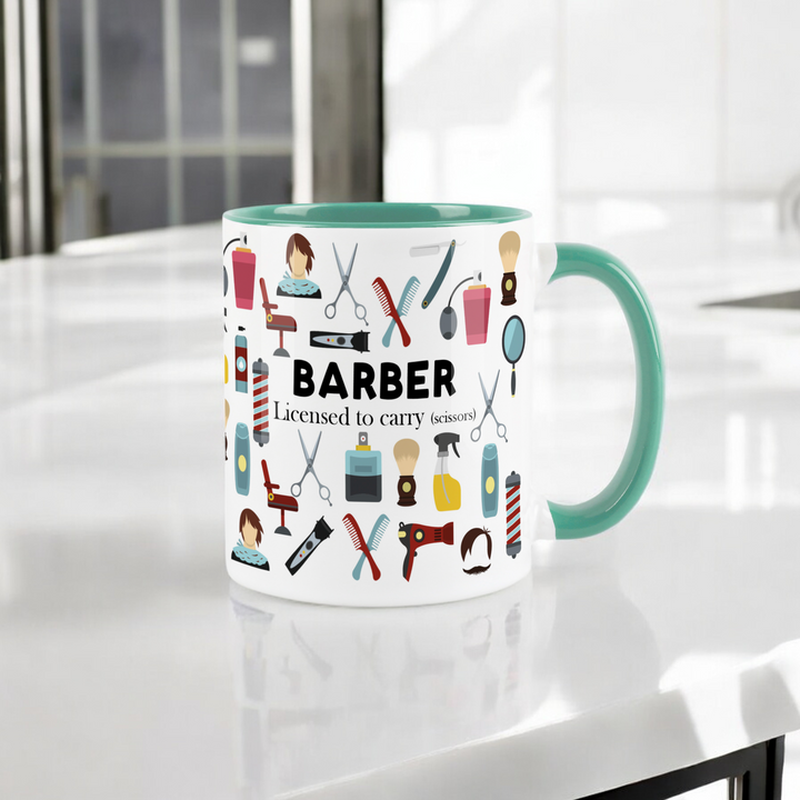 Purely Home Barber Ceramic Mug