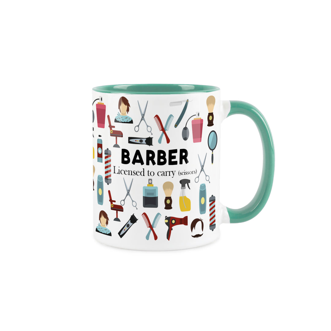 Purely Home Barber Ceramic Mug