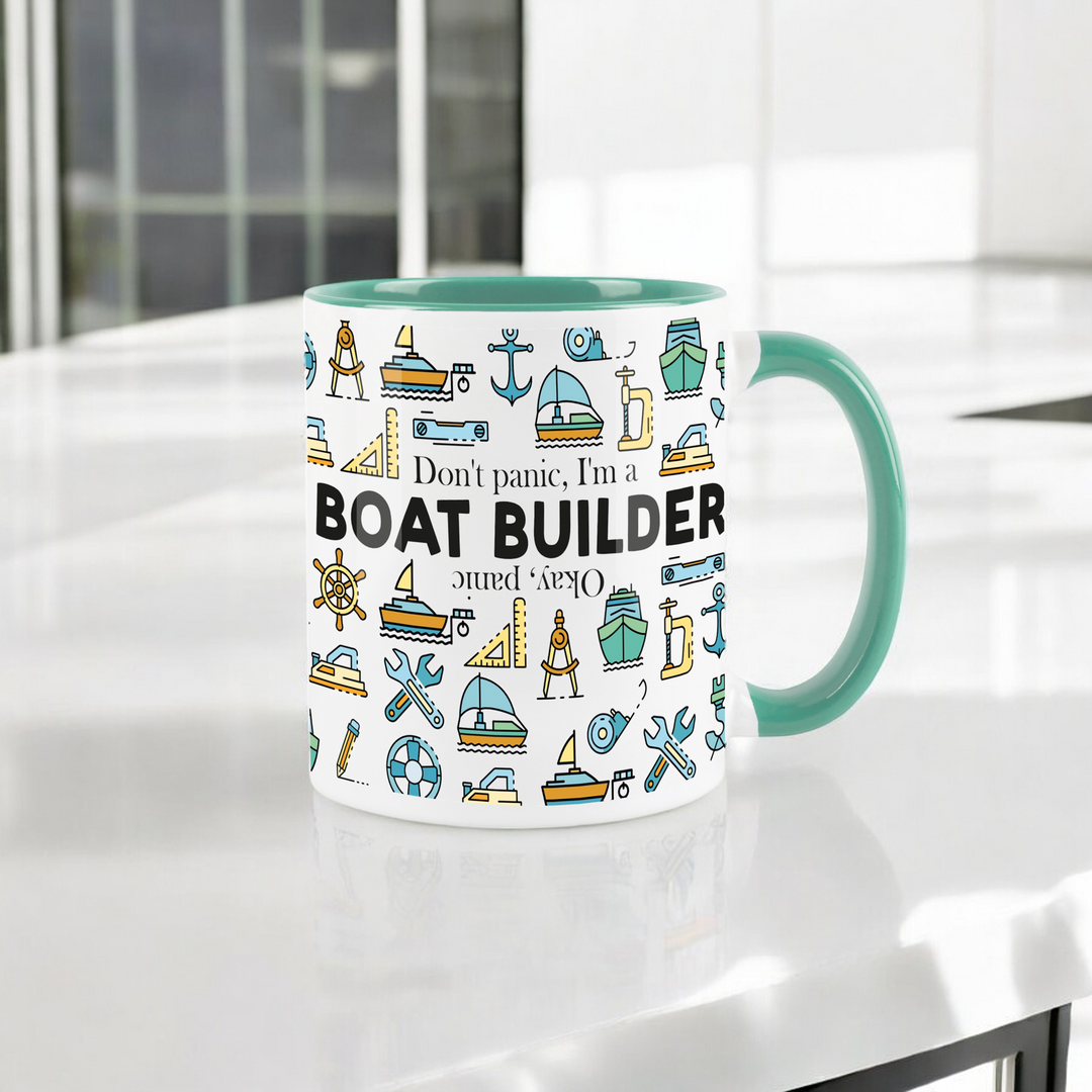 Purely Home Boat Builder Ceramic Mug