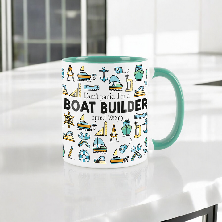 Purely Home Boat Builder Ceramic Mug