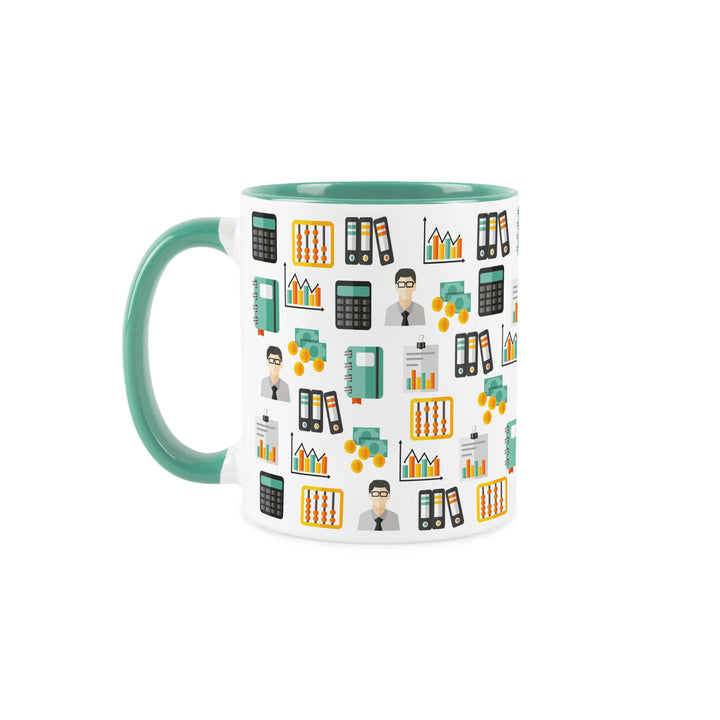 Purely Home Bookkeeper Ceramic Mug