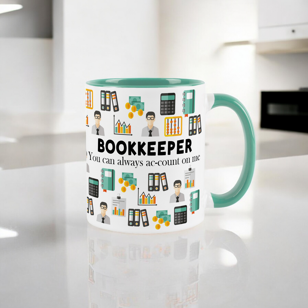 Purely Home Bookkeeper Ceramic Mug