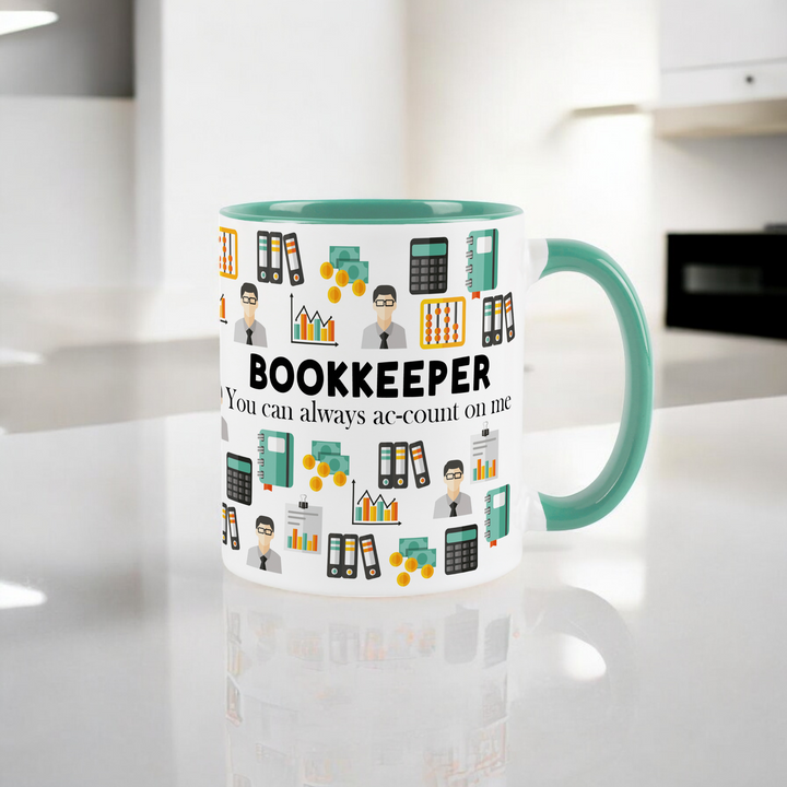 Purely Home Bookkeeper Ceramic Mug
