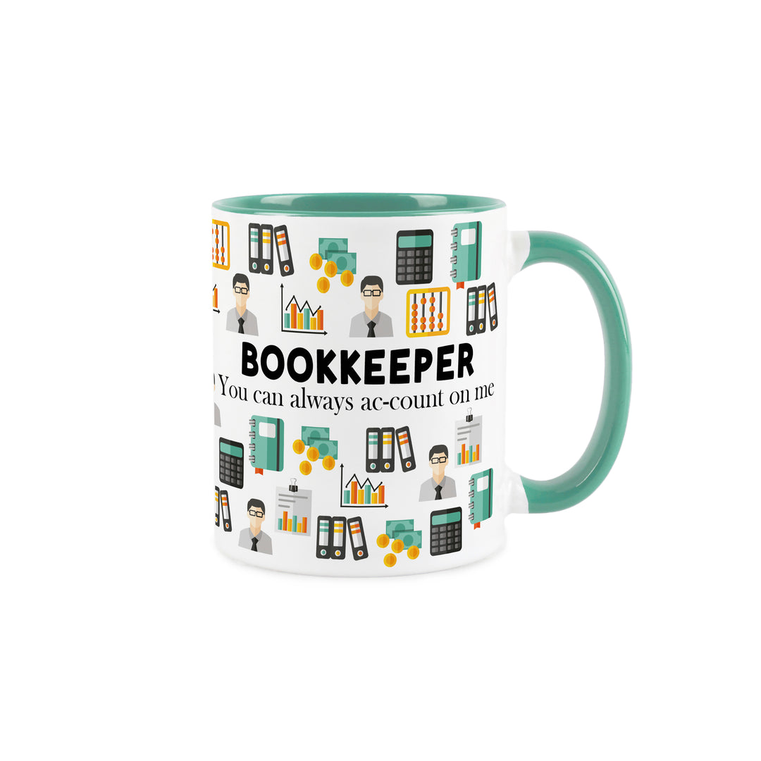 Purely Home Bookkeeper Ceramic Mug