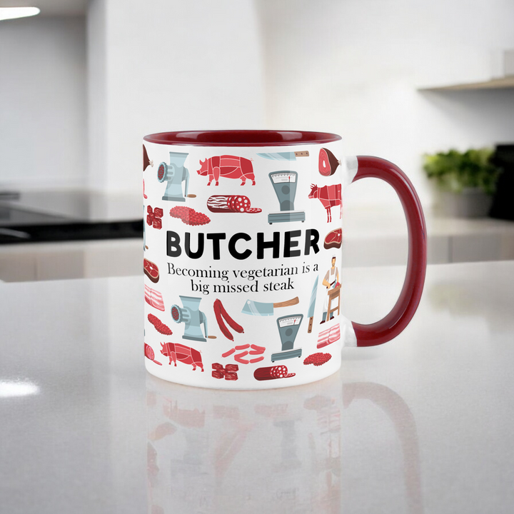 Purely Home Butcher Ceramic Mug