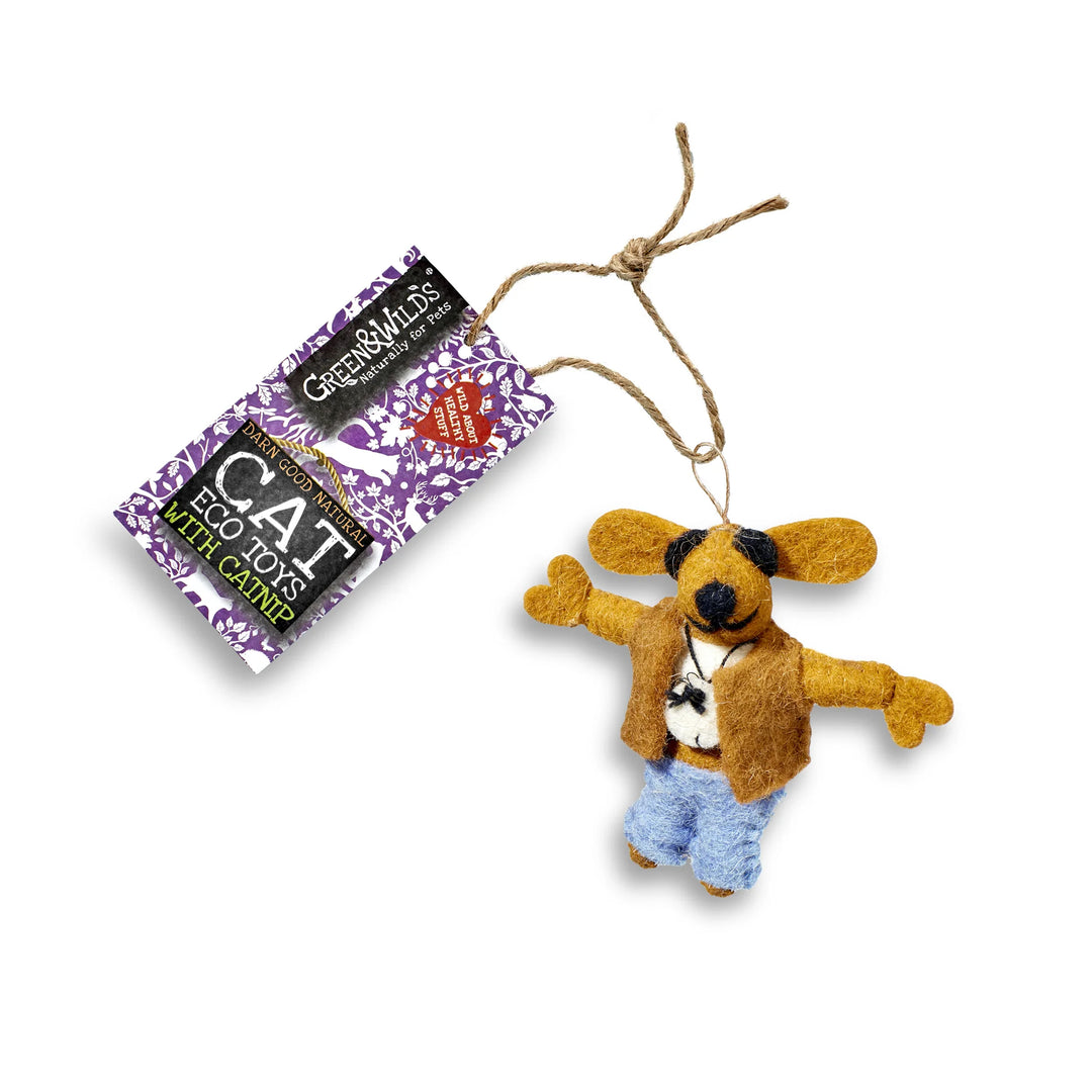Green & Wilds Eco Cat Toy with Catnip - Hey Dude