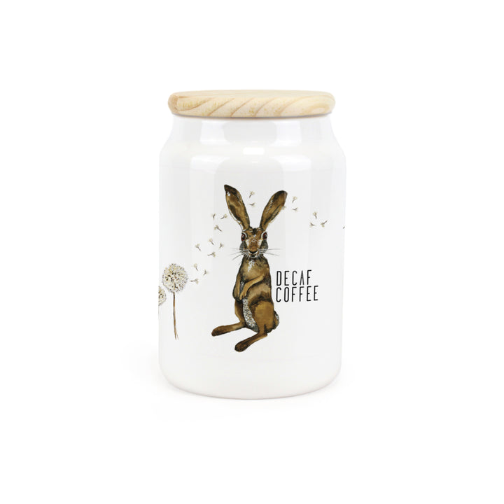 Purely Home Hare & Dandelions Ceramic Kitchen Canisters