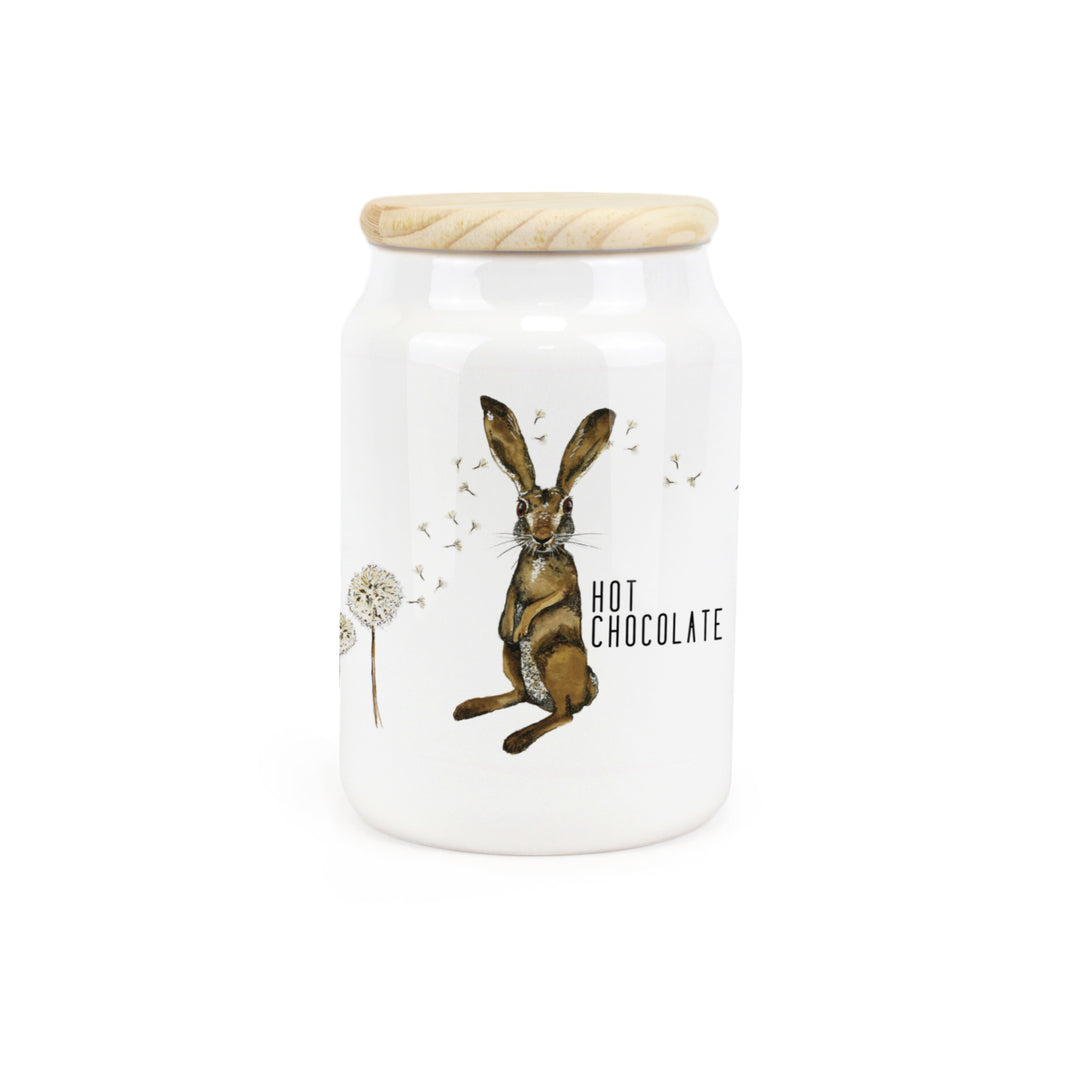 Purely Home Hare & Dandelions Ceramic Kitchen Canisters