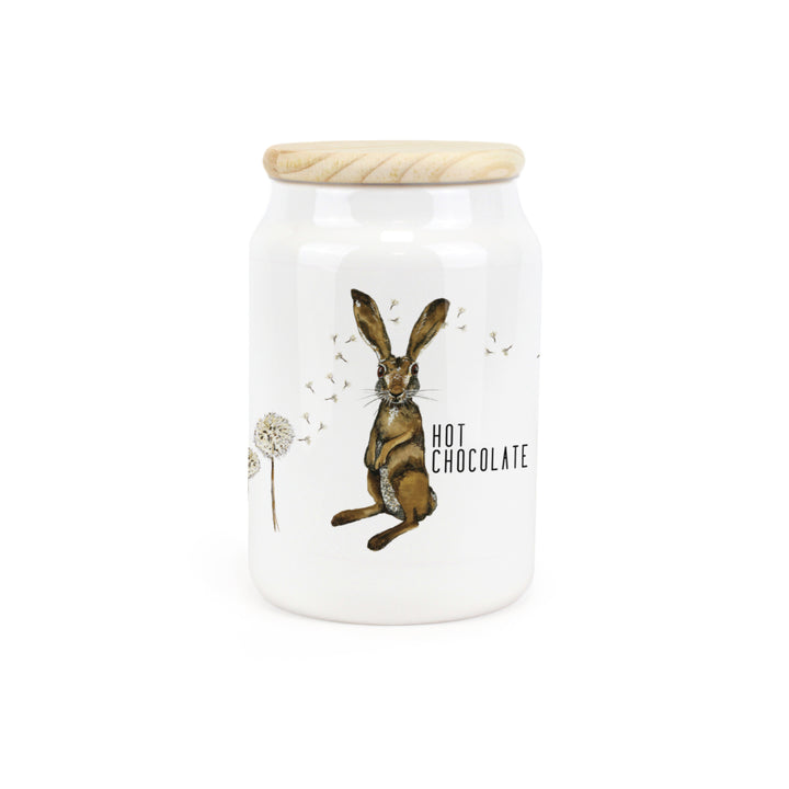 Purely Home Hare & Dandelions Ceramic Kitchen Canisters