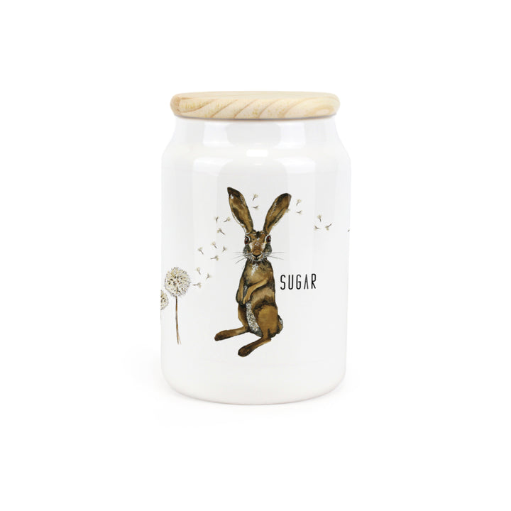 Purely Home Hare & Dandelions Ceramic Kitchen Canisters