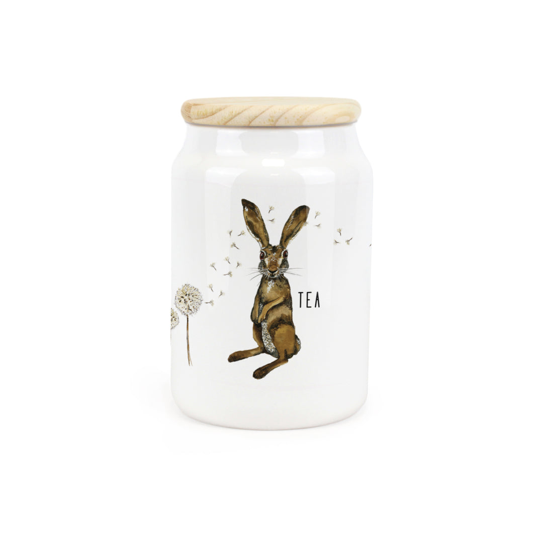 Purely Home Hare & Dandelions Ceramic Kitchen Canisters