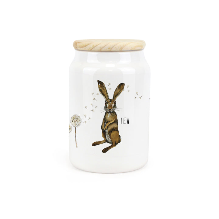 Purely Home Hare & Dandelions Ceramic Kitchen Canisters