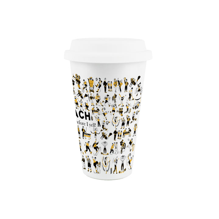 Purely Home Coach Ceramic Travel Mug