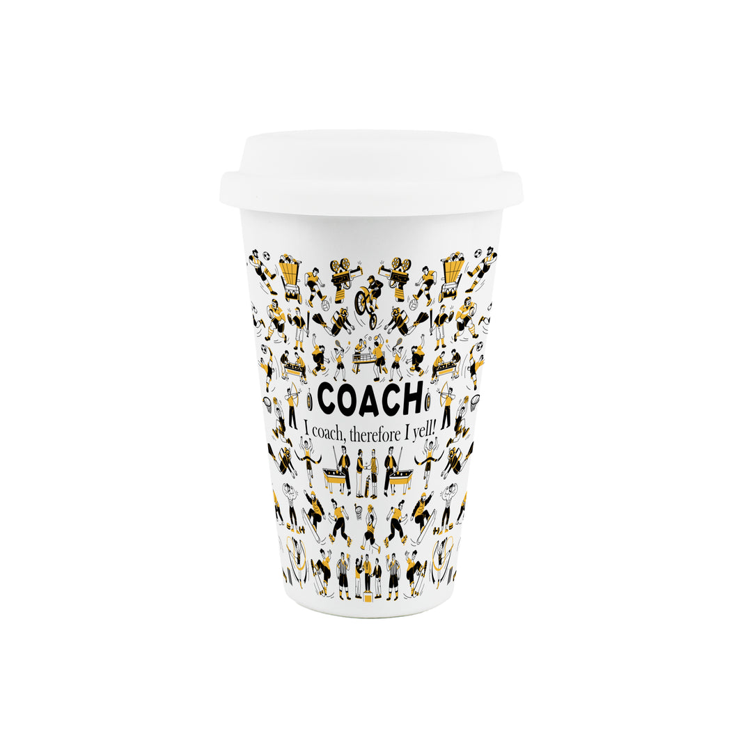 Purely Home Coach Ceramic Travel Mug