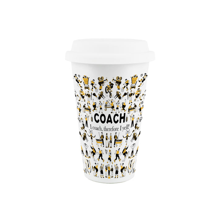 Purely Home Coach Ceramic Travel Mug