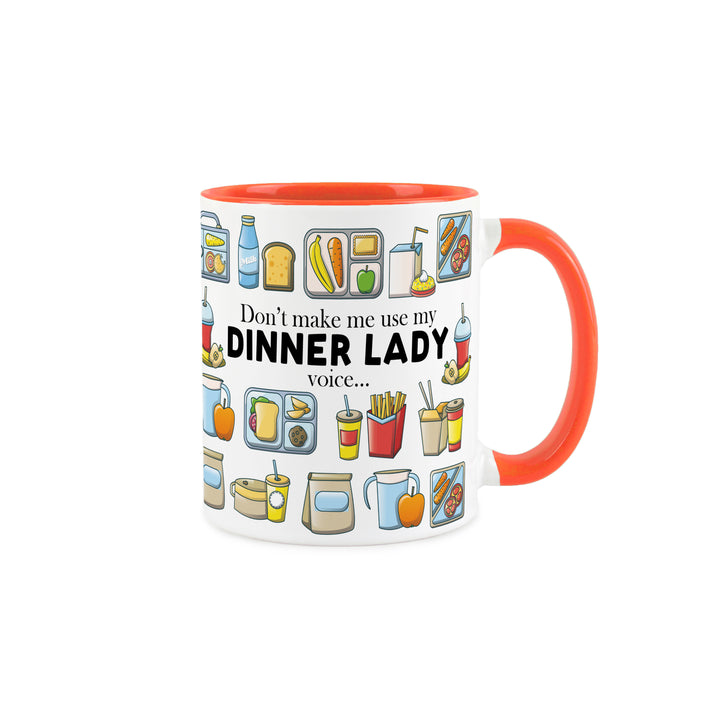 Purely Home Dinner Lady Ceramic Mug