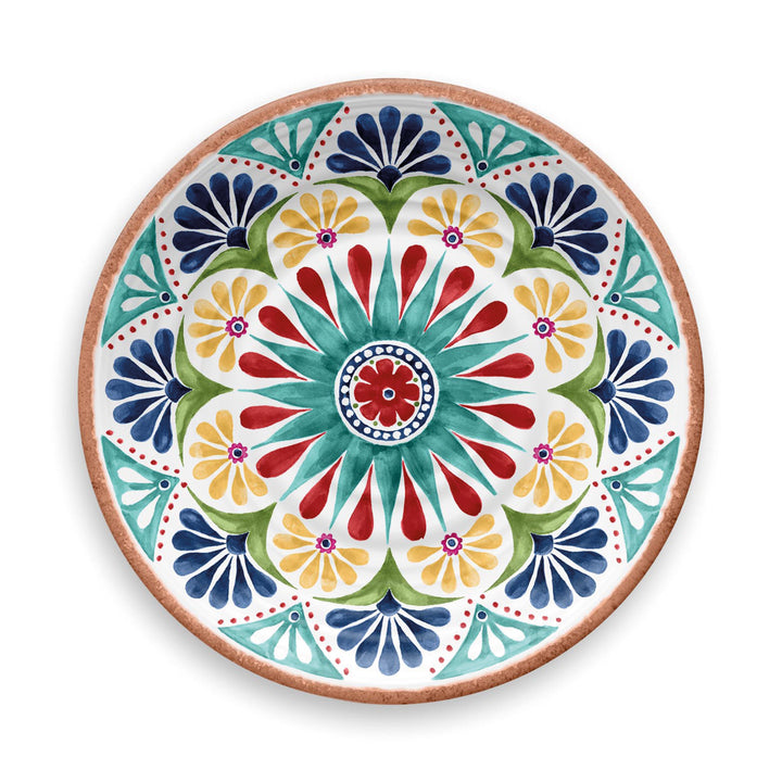 Rio Medallion Melamine Platter & Mugs Serving Set