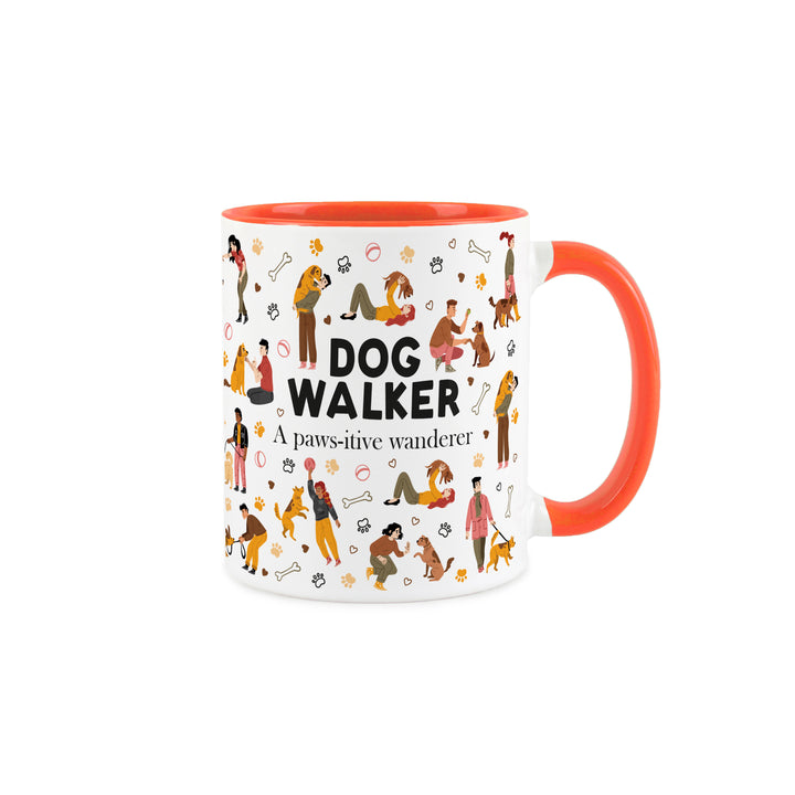Purely Home Dog Walker Ceramic Mug