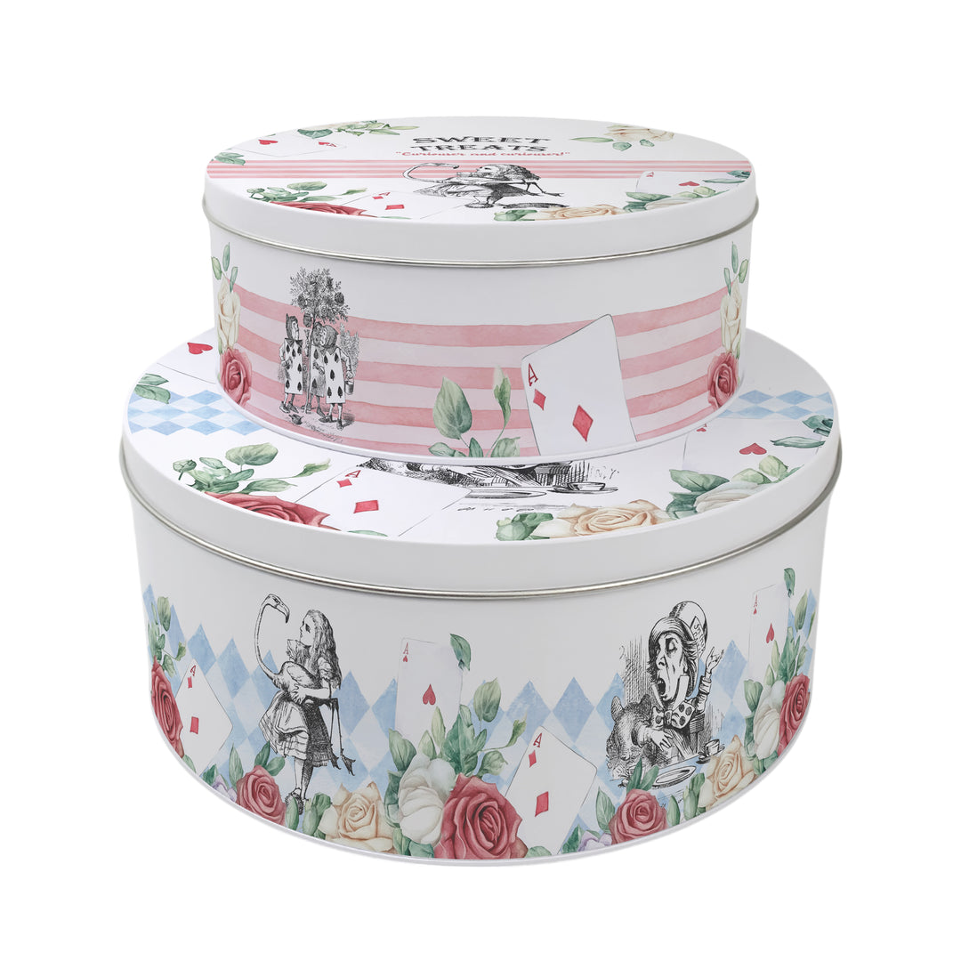 Purely Home Alice's Adventures Round Cake Tins