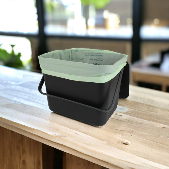 Easy Eco Black Kitchen Caddy - 5L Size