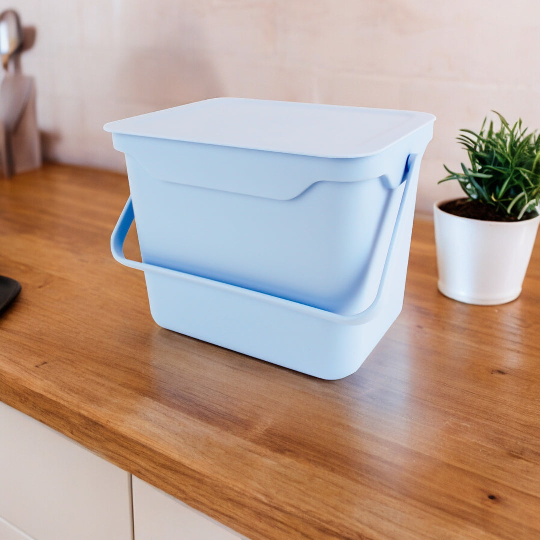 Easy Eco Pastel Blue Kitchen Caddy - 5L Size