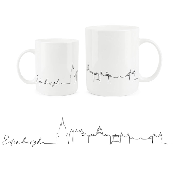 Purely Home City Skyline Bone China Mugs