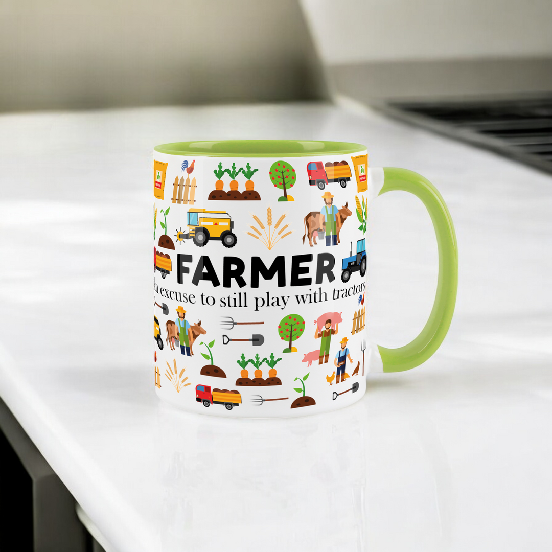 Purely Home Farmer Ceramic Mug