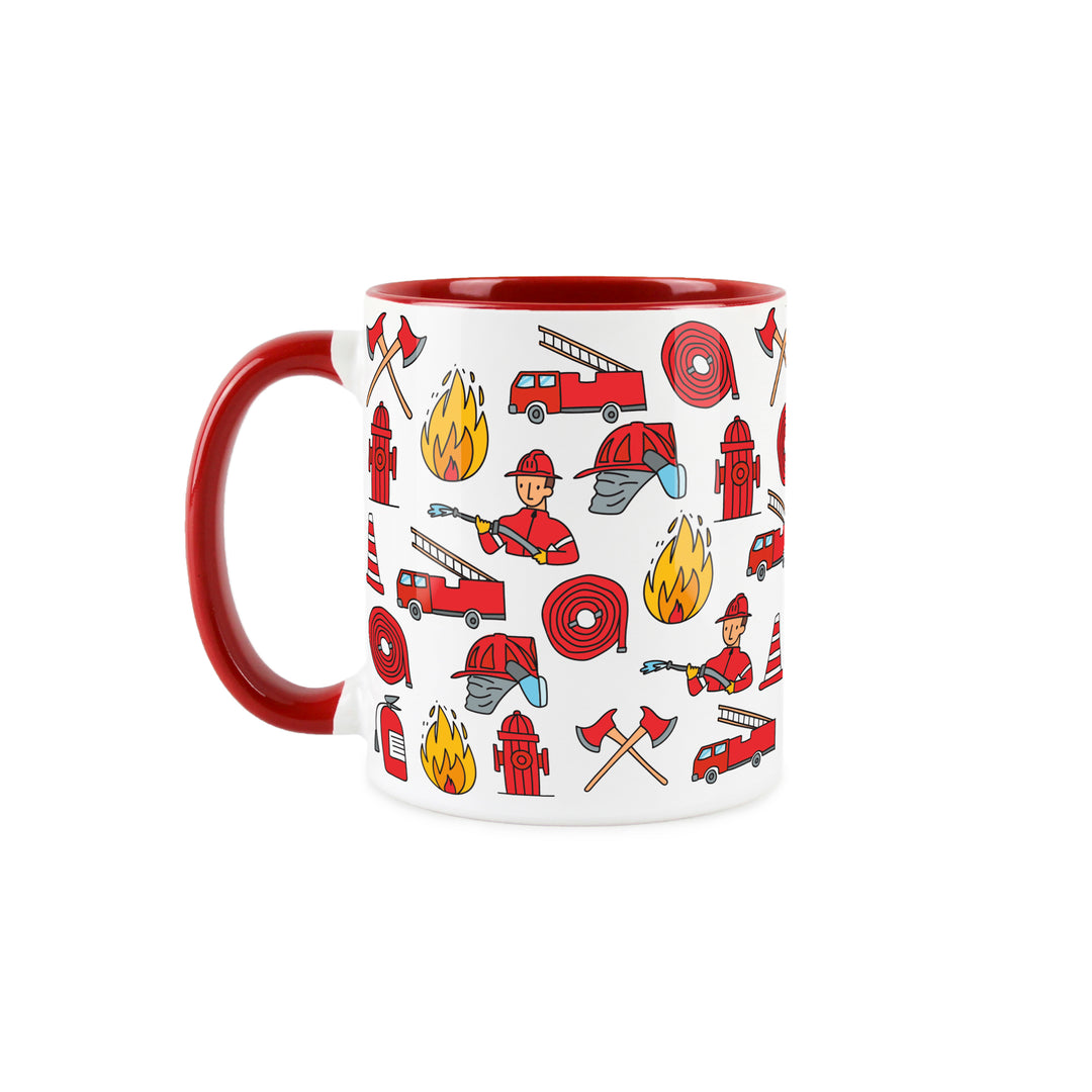 Purely Home Firefighter Ceramic Mug