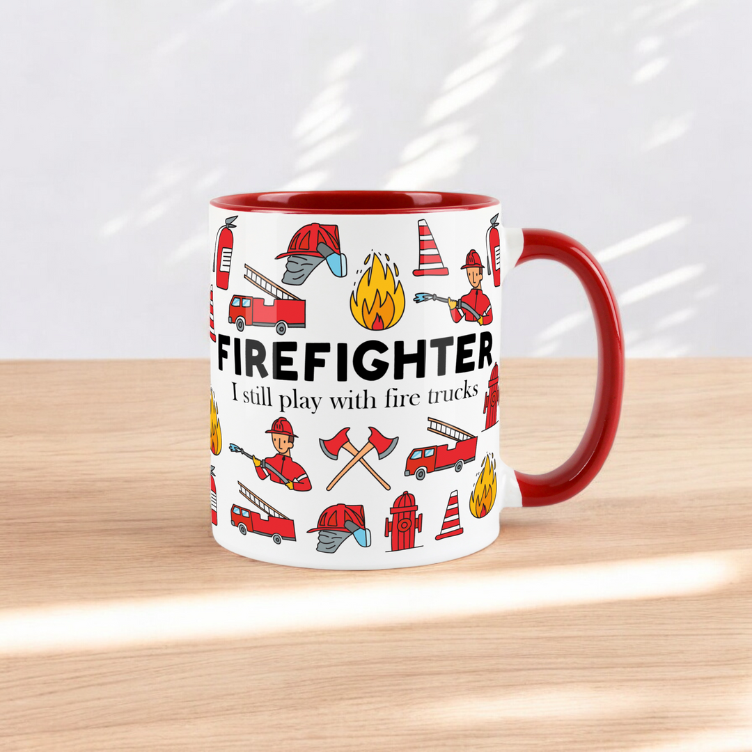 Purely Home Firefighter Ceramic Mug