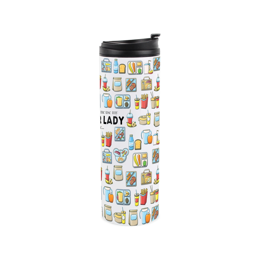 Purely Home Dinner Lady Travel Flask