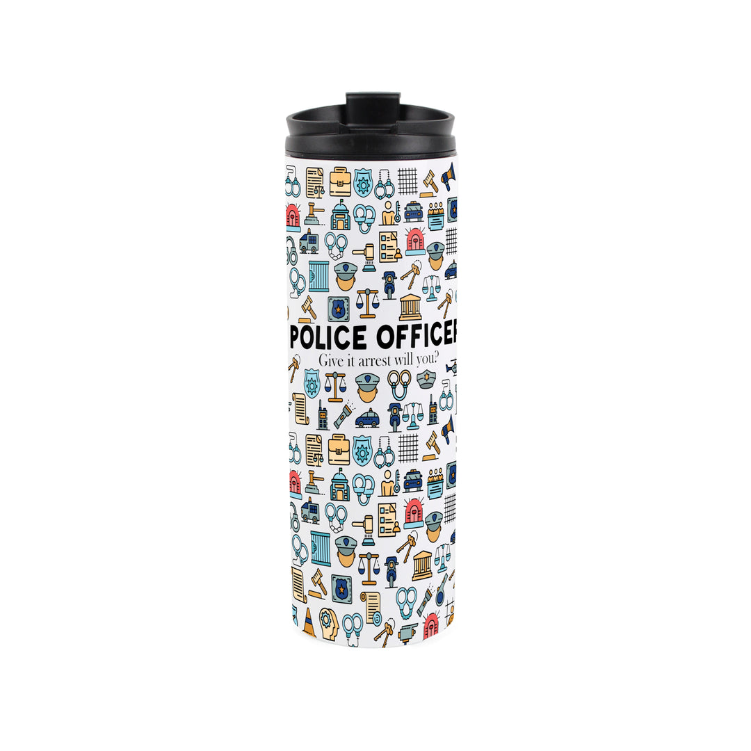 Purely Home Police Officer Travel Flask