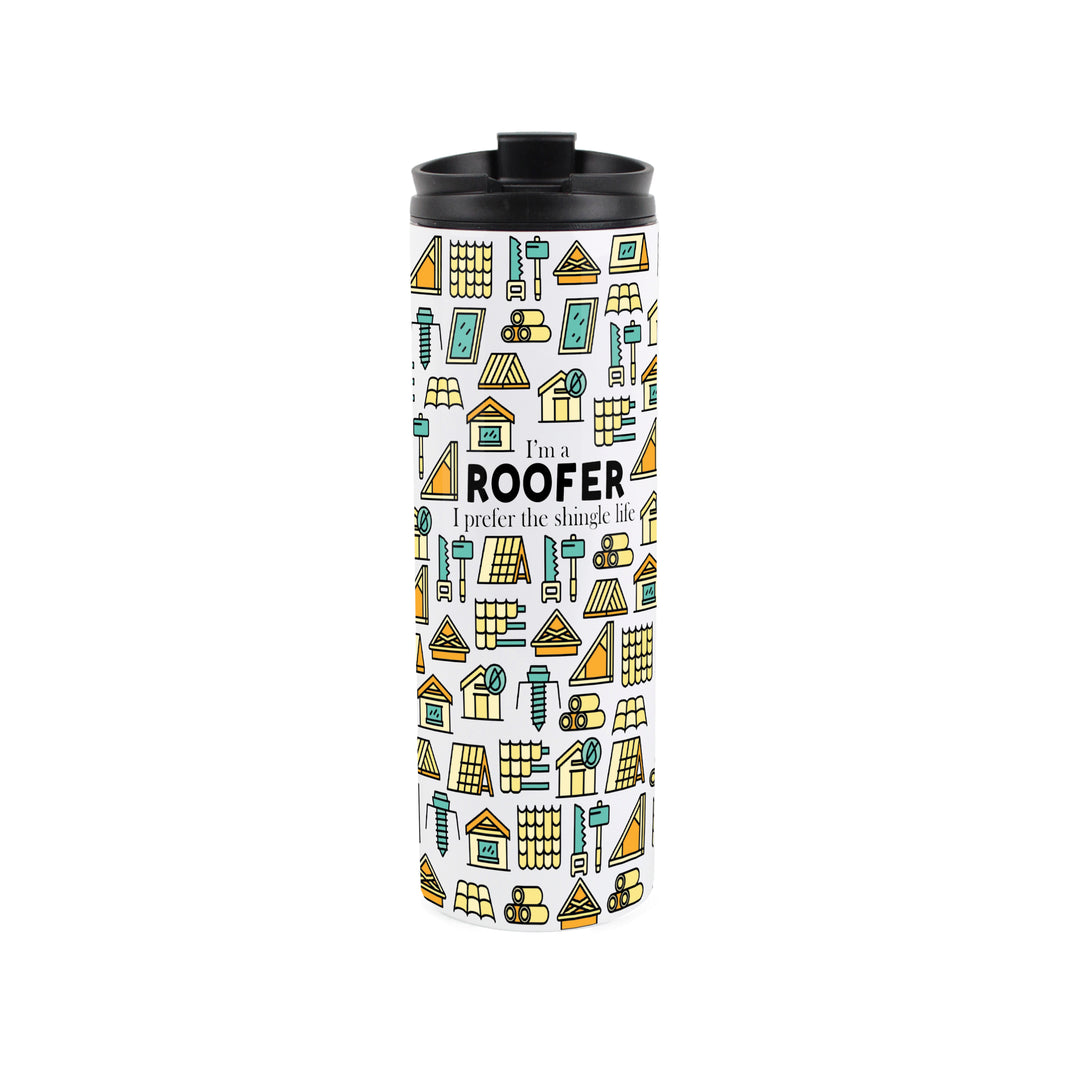 Purely Home Roofer Travel Flask