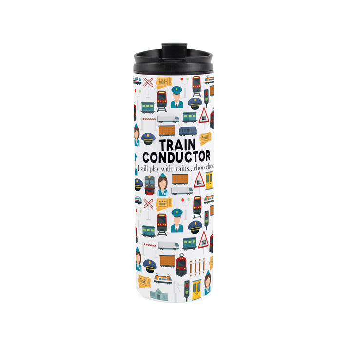 Purely Home Train Conductor Travel Flask