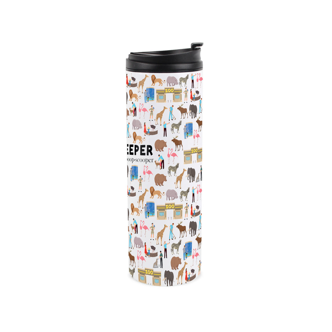Purely Home Zookeeper Travel Flask