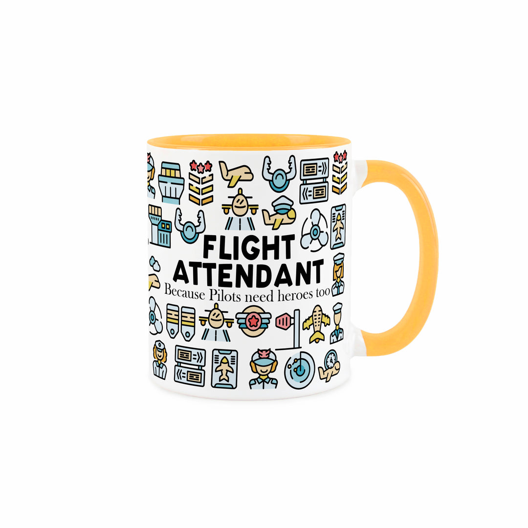 Purely Home Flight Attendant Ceramic Mug