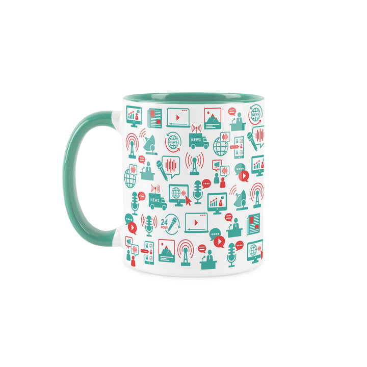 Purely Home Journalist Ceramic Mug