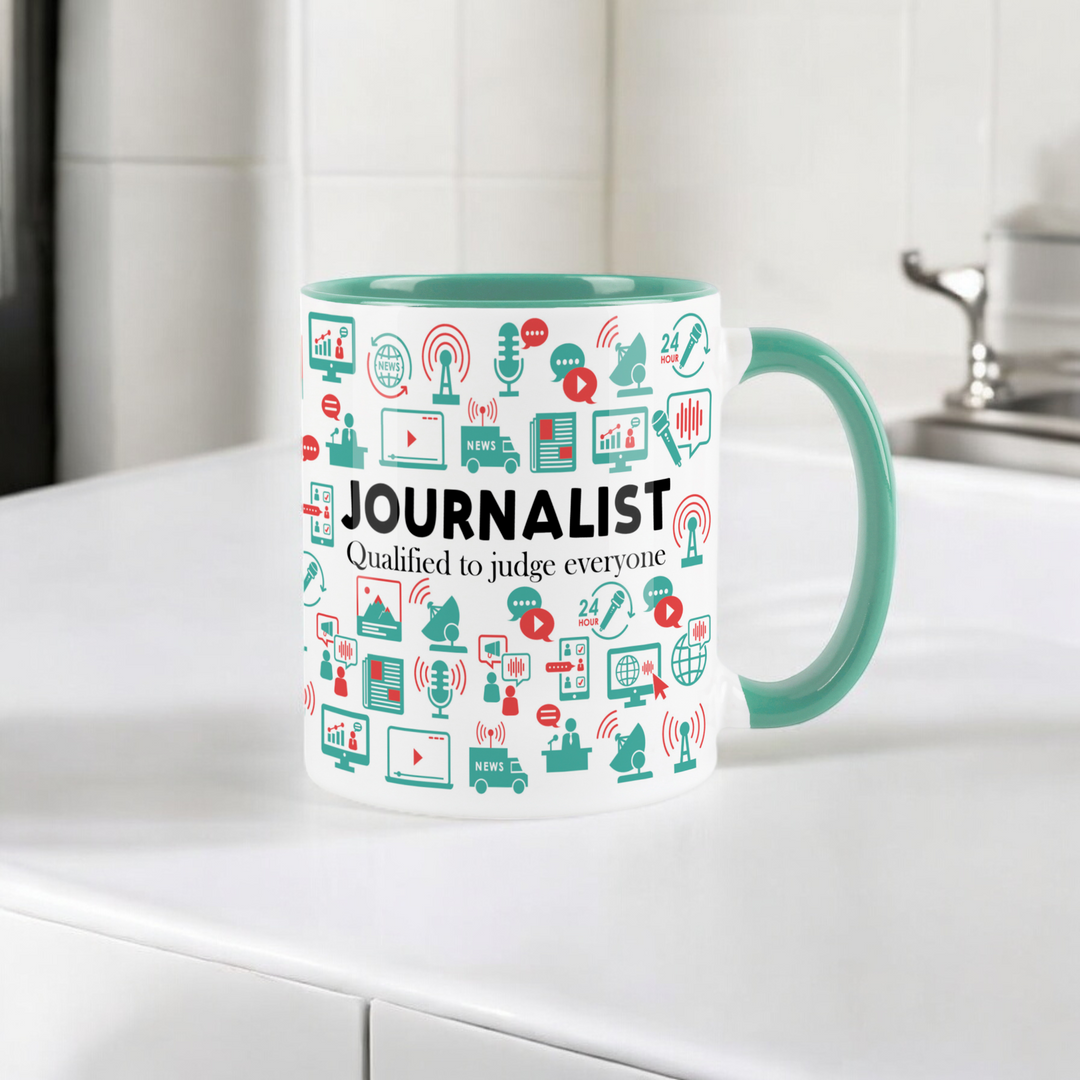 Purely Home Journalist Ceramic Mug
