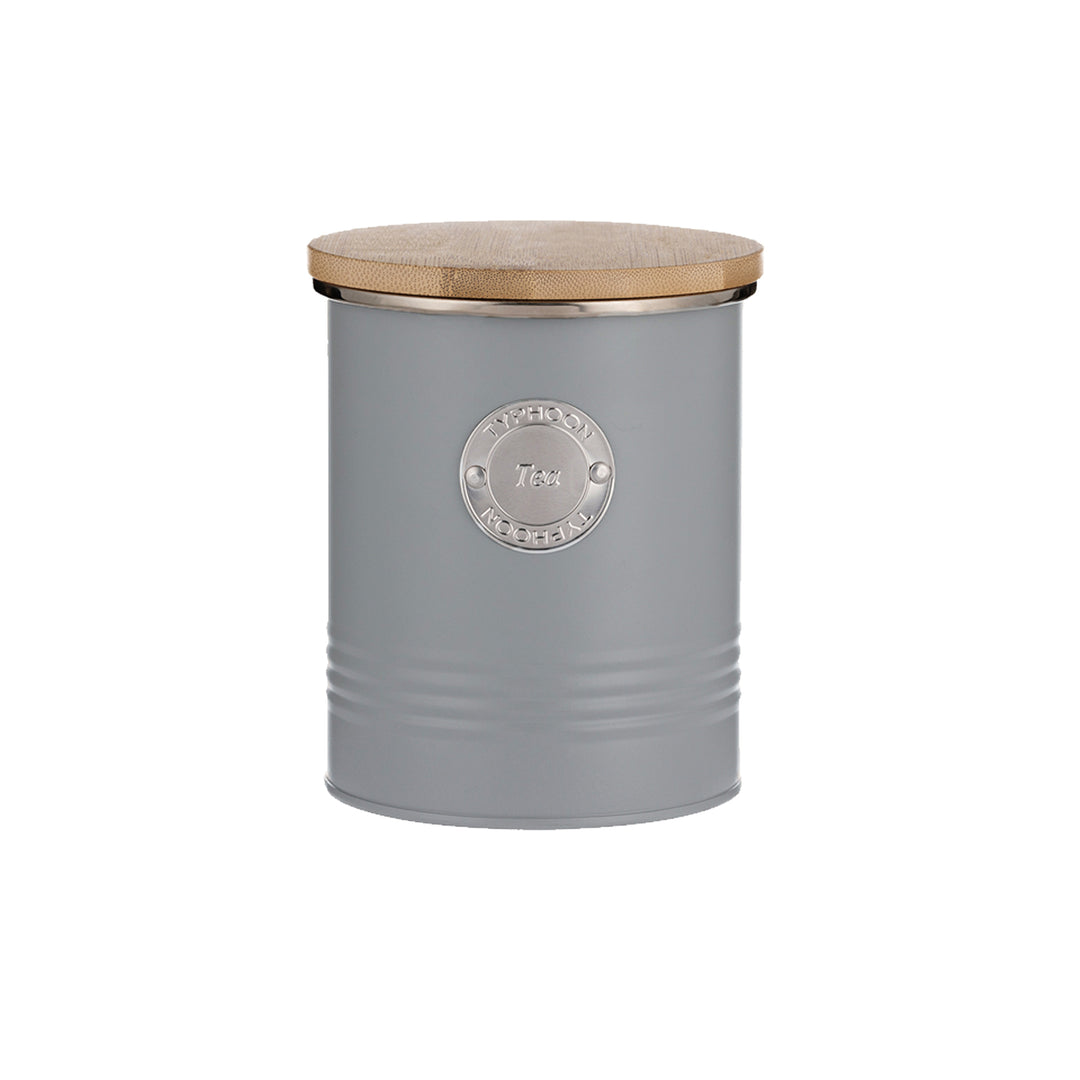 Typhoon Living Grey Tea Canister