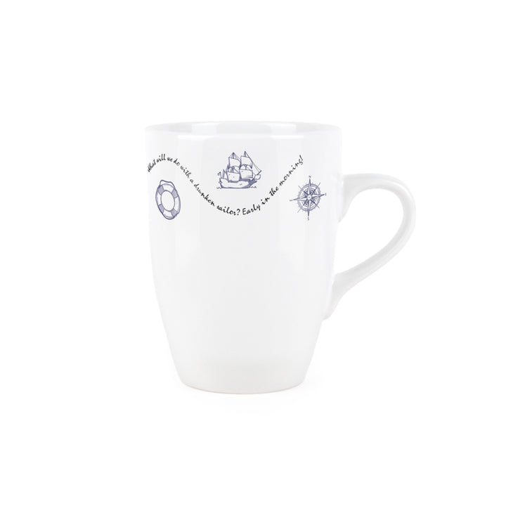 Purely Home Nautical Ceramic Mug
