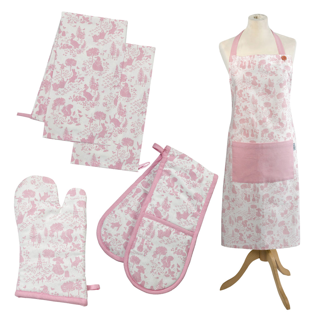 Peter Rabbit Classic Kitchen Linen Set - Pink