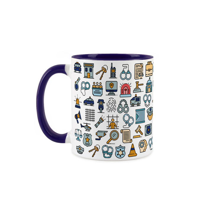 Purely Home Police Officer Ceramic Mug