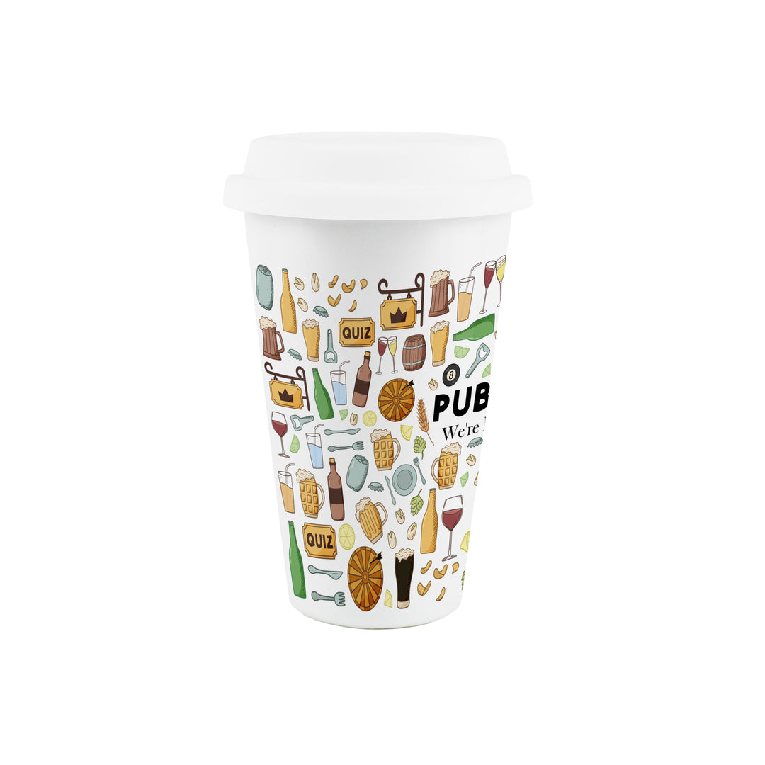 Purely Home Publican Ceramic Travel Mug